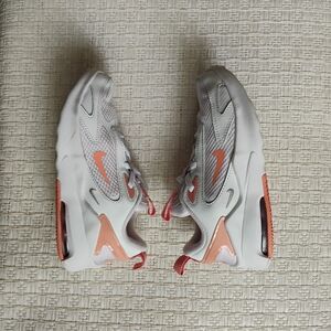 Nike Sneakers White and Orange Kids Size 13C